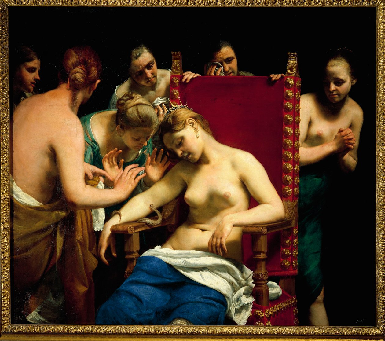 Kleopatran kuolema tekijältä Guido Cagnacci
