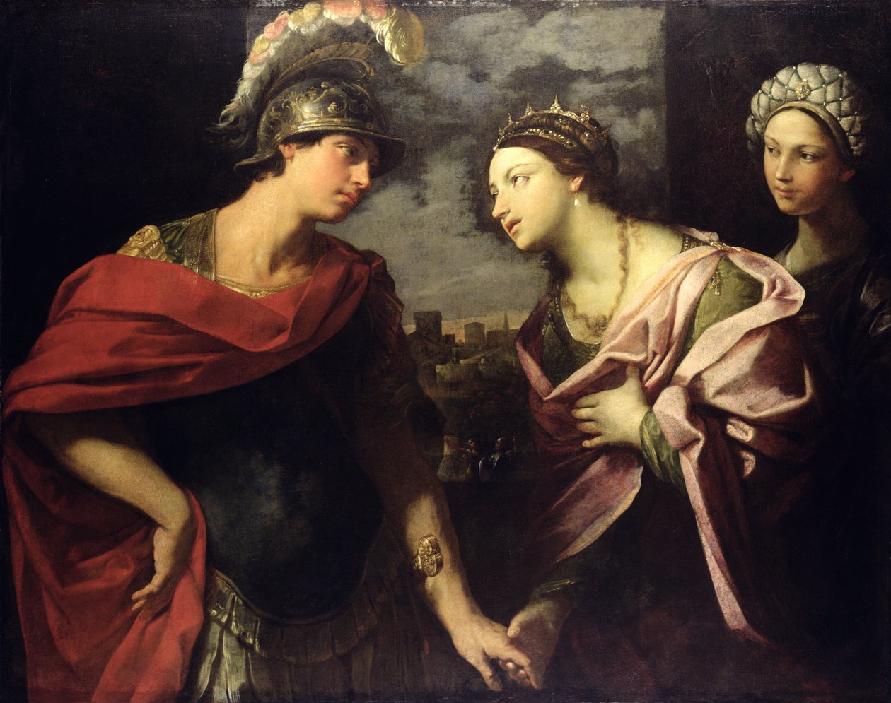 Aeneas hyväksyy Didon, noin 1630 tekijältä Guido Reni