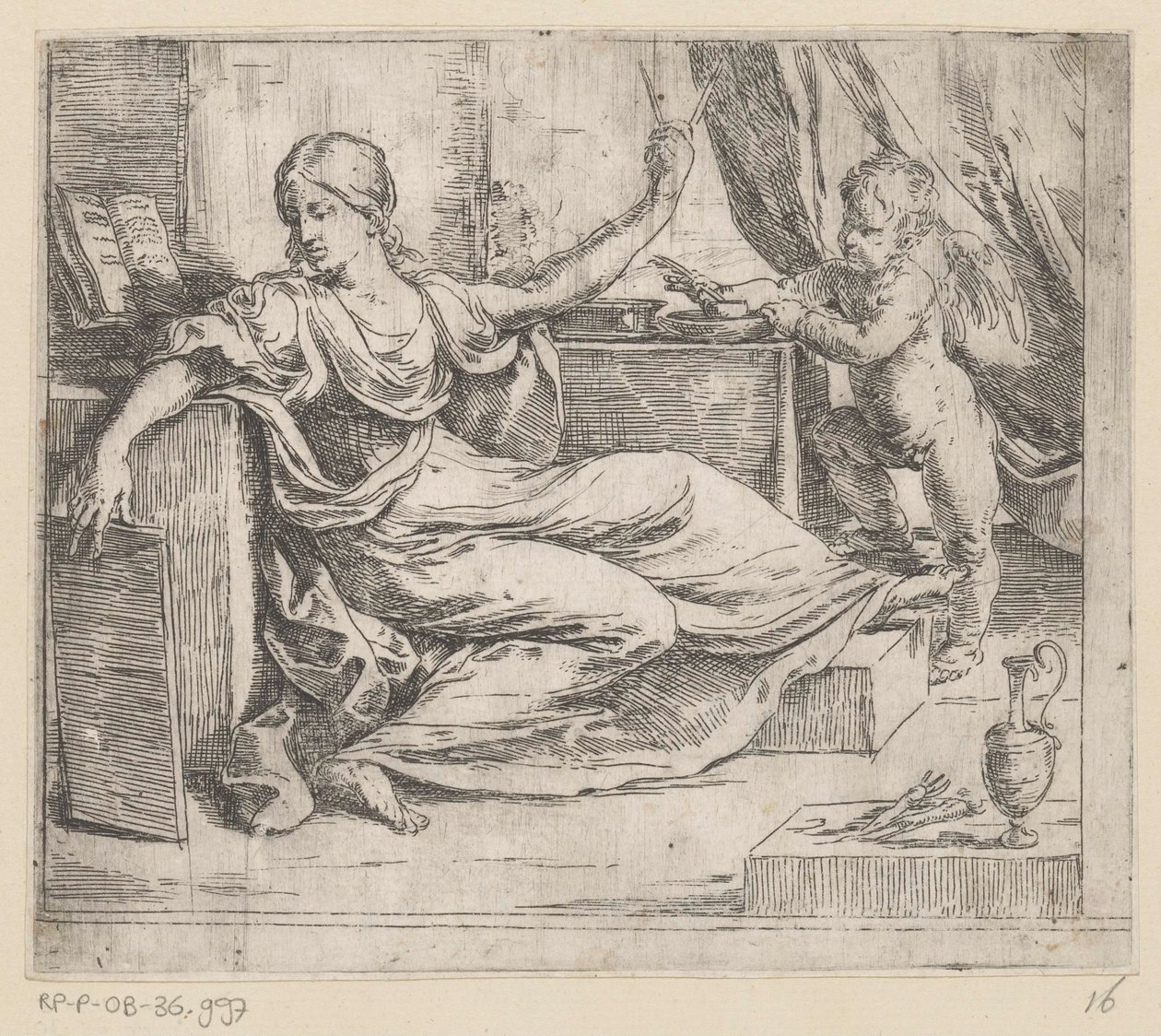 Oppimisen allegoria tekijältä Guido Reni