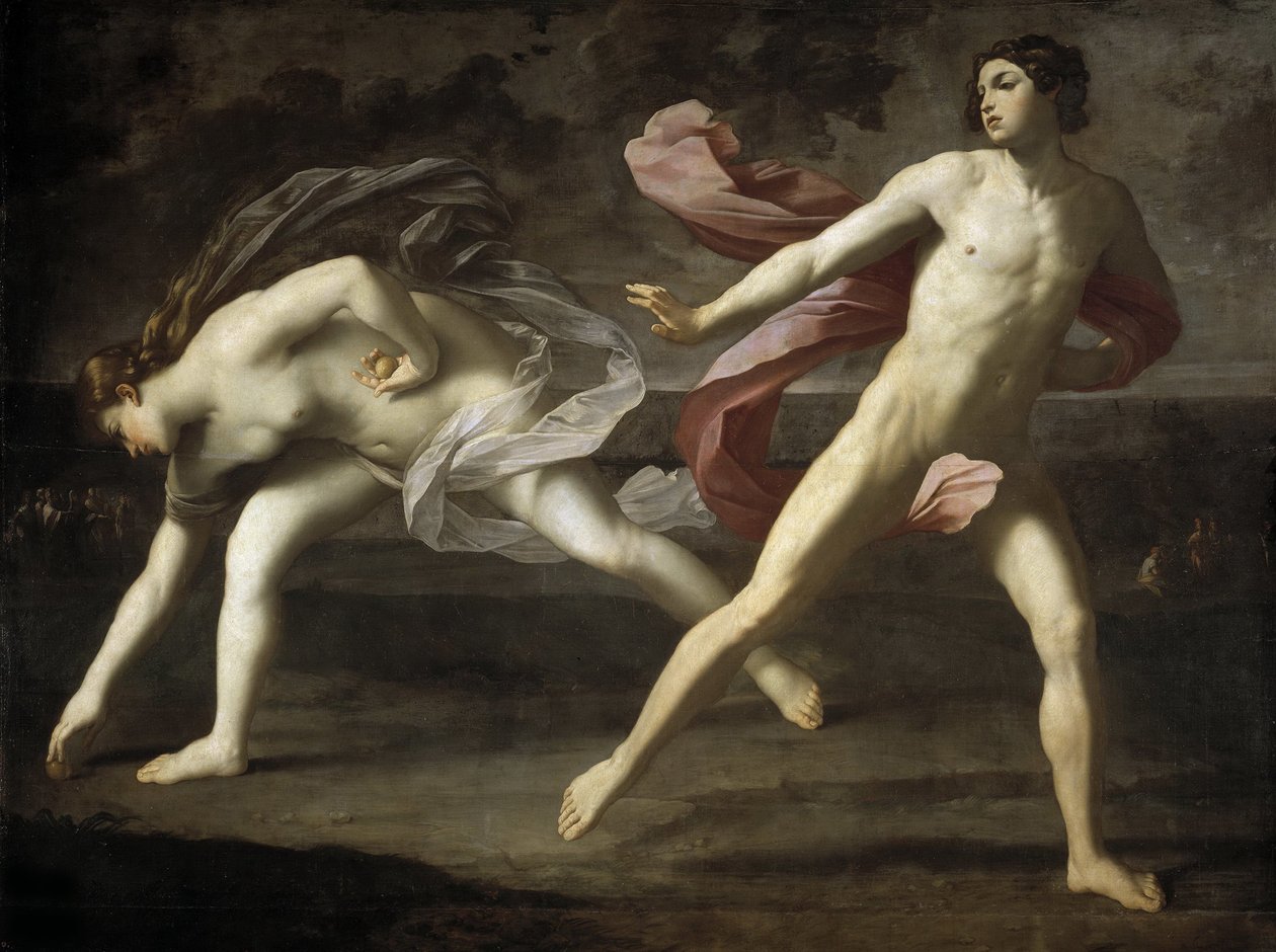 Atalanta ja Hippomenes, 1618-1619. tekijältä Guido Reni