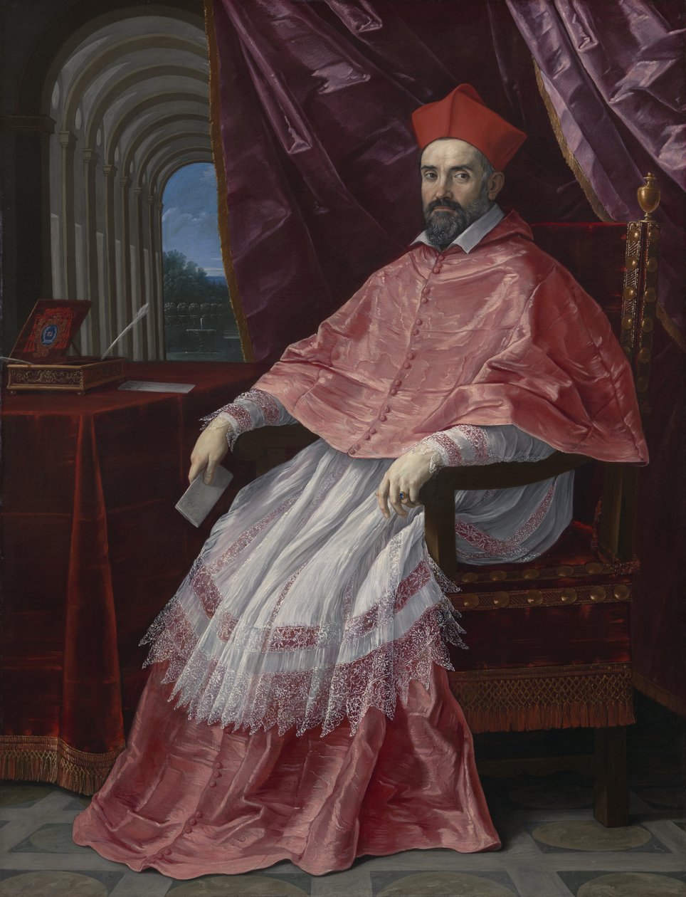 Kardinaali Roberto Ubaldini (1581–1635), paavin lähettiläs Bolognassa tekijältä Guido Reni