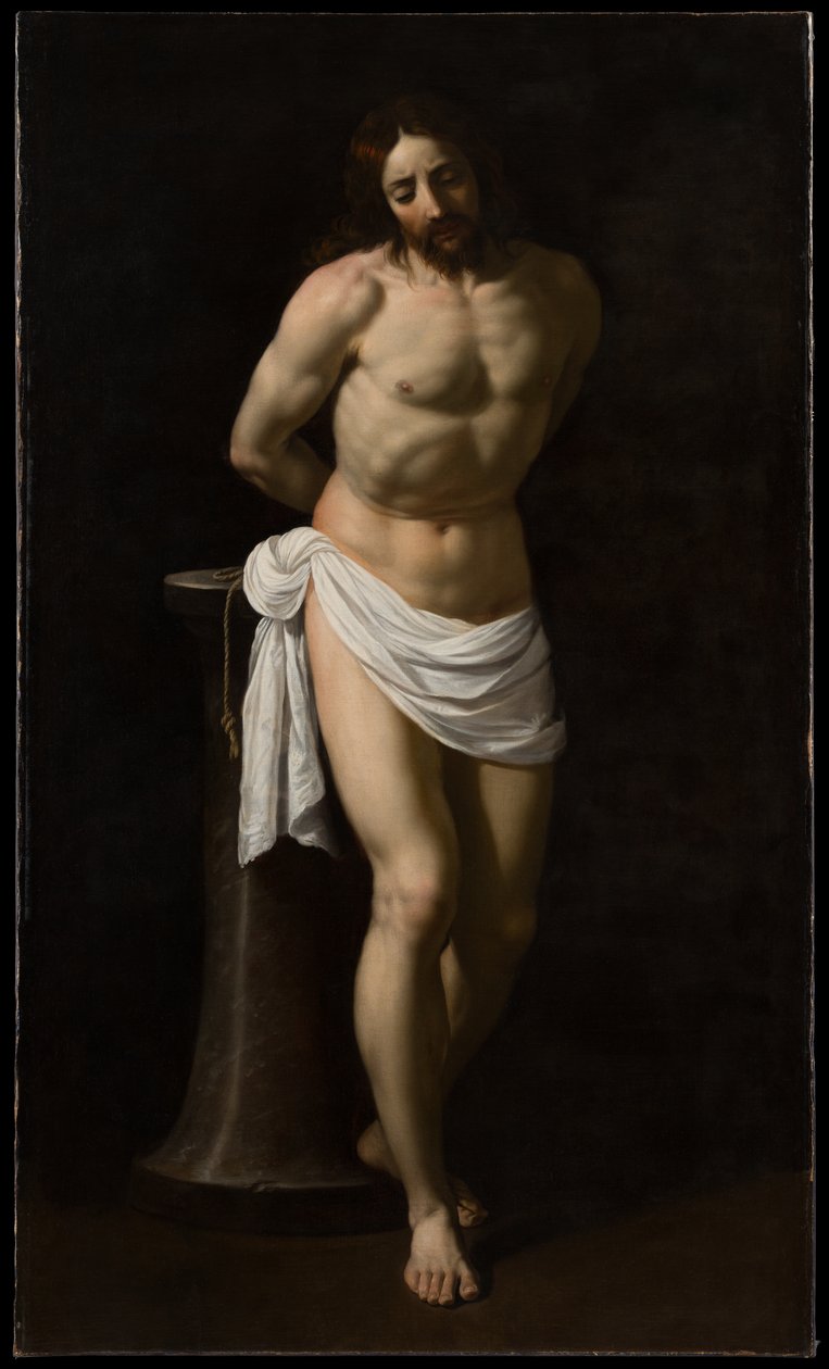 Kristus pylvään luona tekijältä Guido Reni