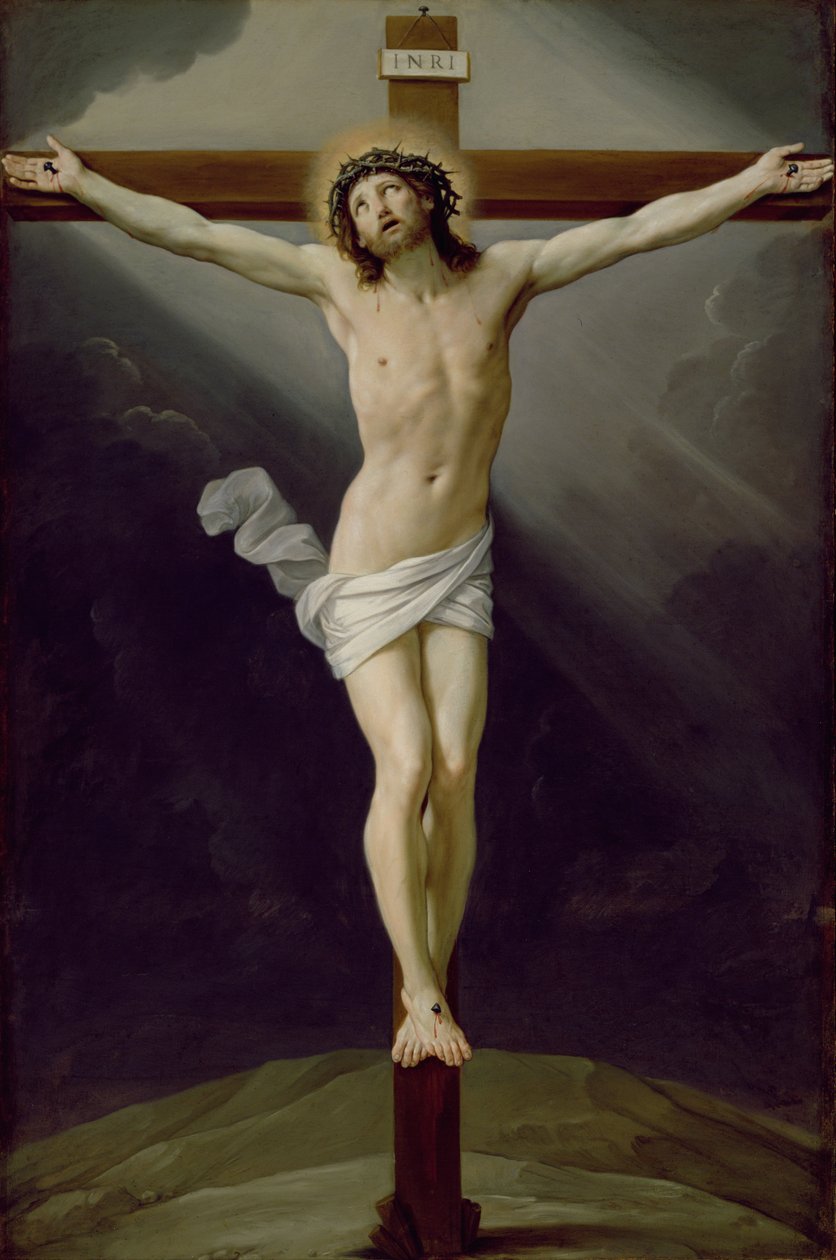 Kristus ristillä (öljy kankaalle) tekijältä Guido Reni