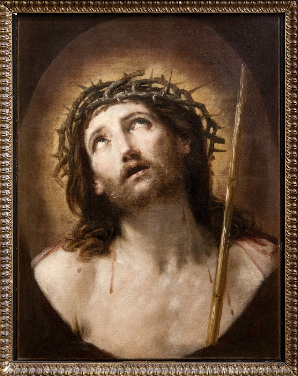 Kristus ruovon kanssa, joka tunnetaan myös nimellä Ecce Homo, n. 1639-1640 (öljy kankaalle) tekijältä Guido Reni