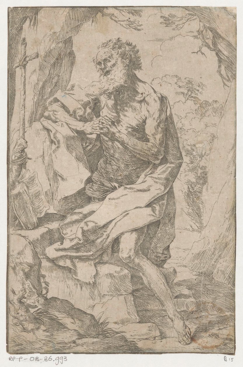 Finalització de Sant Jeroni al desert tekijältä Guido Reni