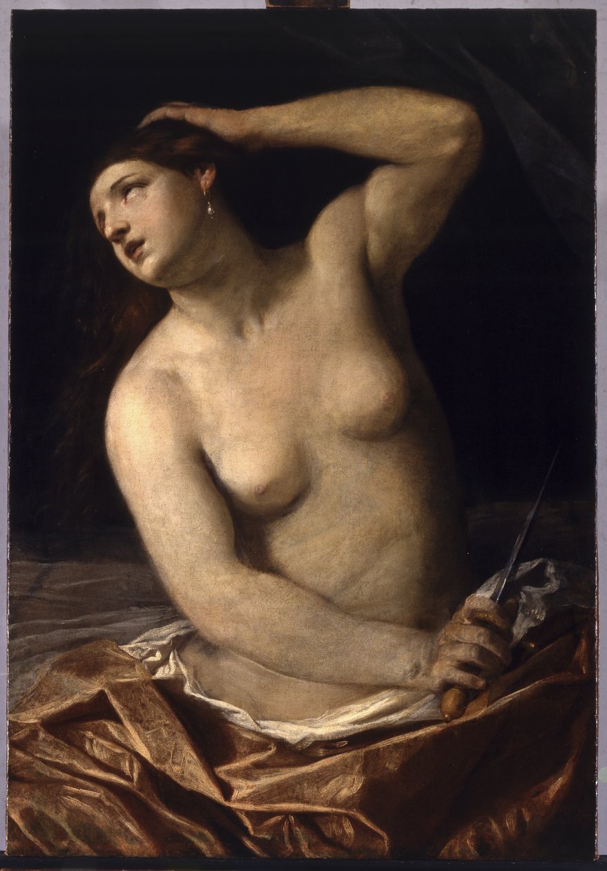 Lucretian kuolema, 1632-38 tekijältä Guido Reni