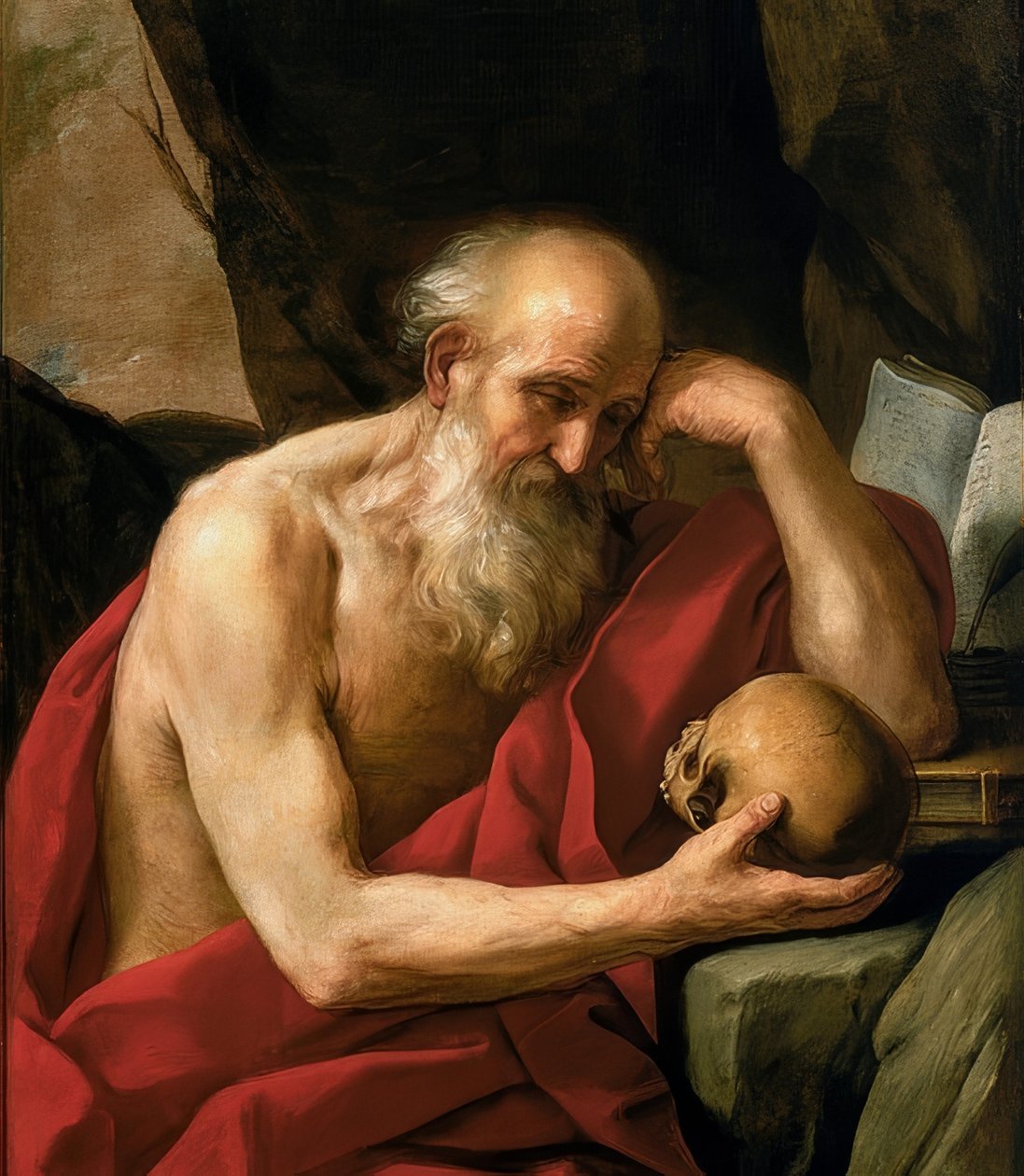 Pyhä Jerome tekijältä Guido Reni