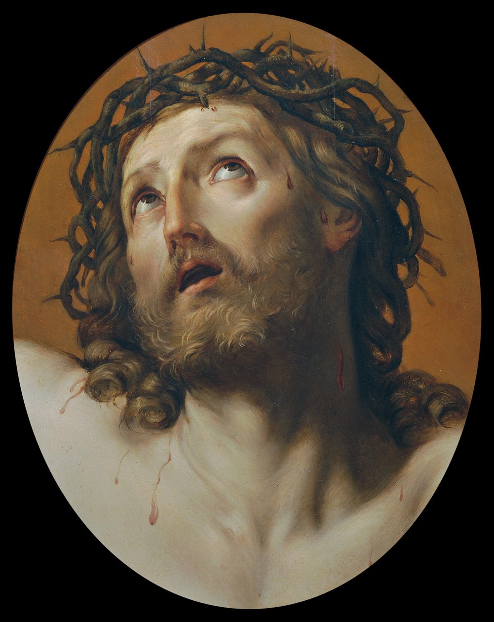 Kristuksen pää tekijältä Guido Reni