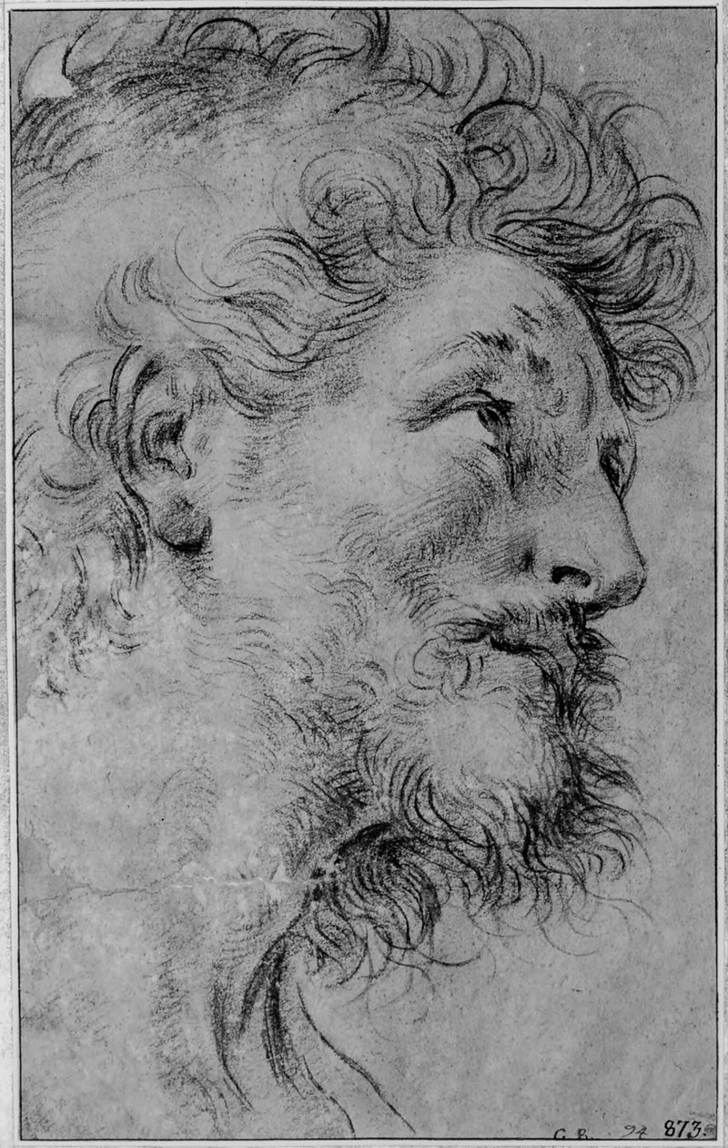 Pyhän Crispinuksen pää tekijältä Guido Reni