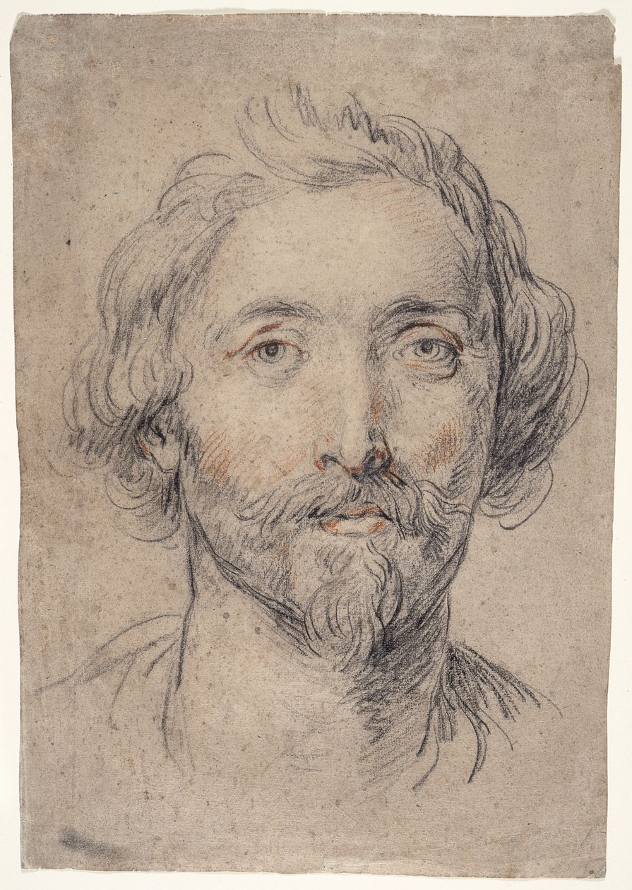 Miehen pää [Nicholas Lanier?] tekijältä Guido Reni