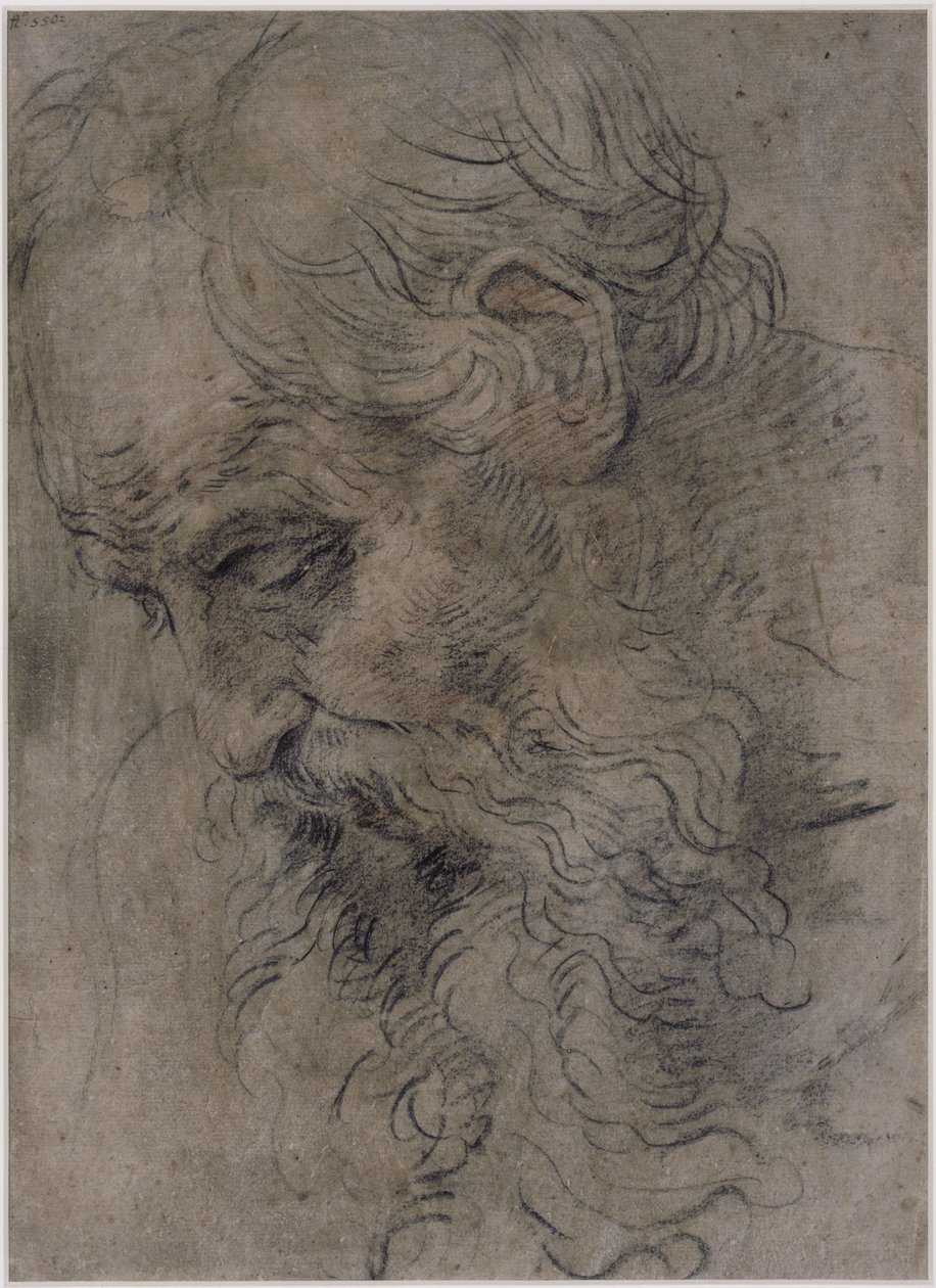 Pyhän erakko Paavalin pää tekijältä Guido Reni