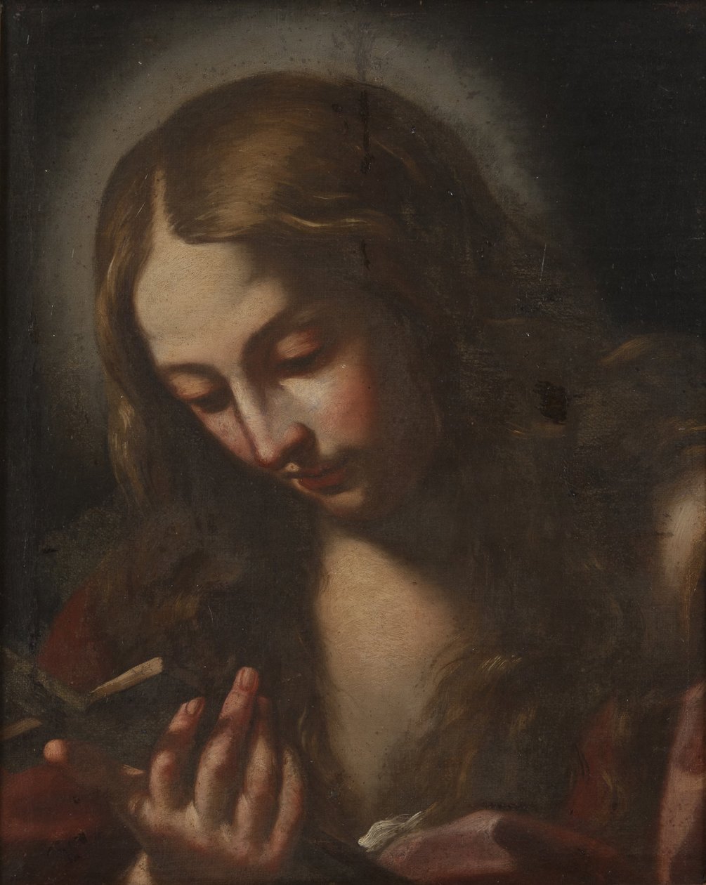Magdalena ja risti tekijältä Guido Reni