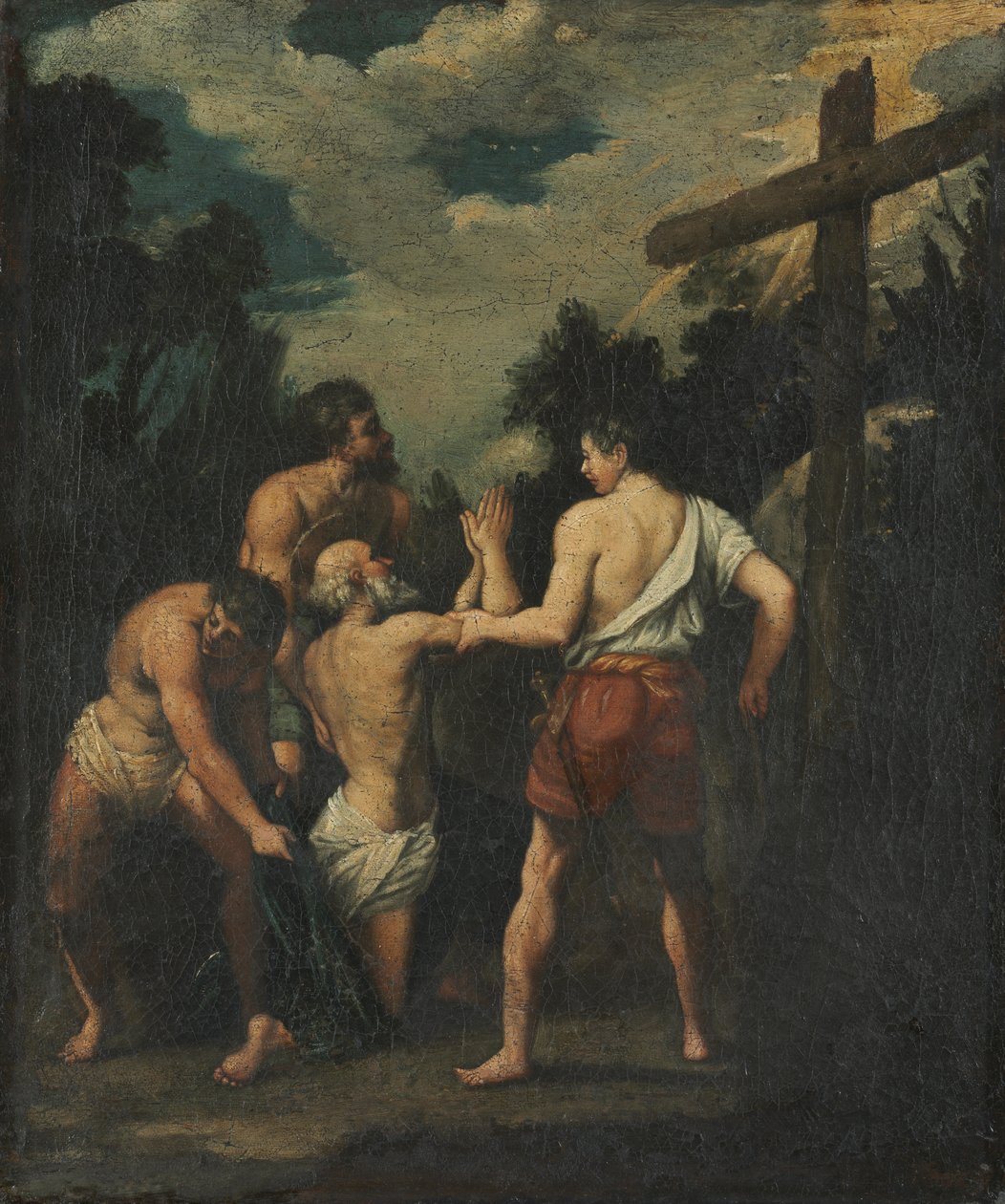 Pyhän Andreaksen marttyyrikuolema tekijältä Guido Reni