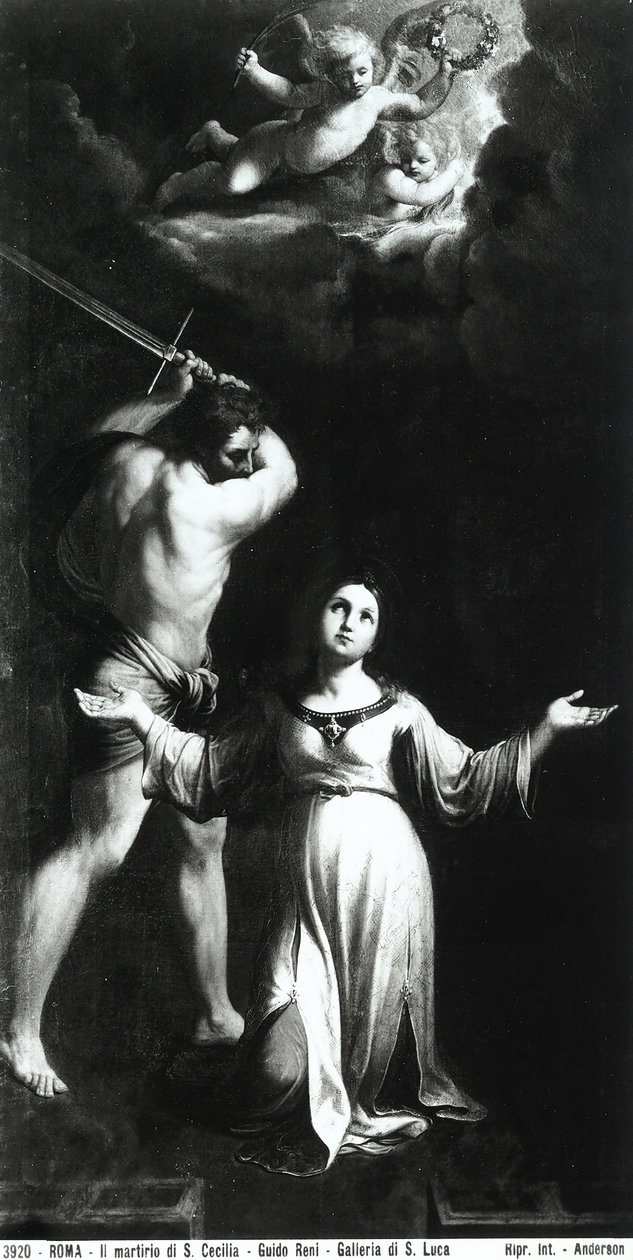 Pyhän Cecilian marttyyri, noin 1603 tekijältä Guido Reni