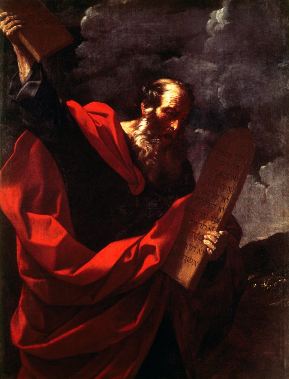 Mooses lakitauluilla tekijältä Guido Reni