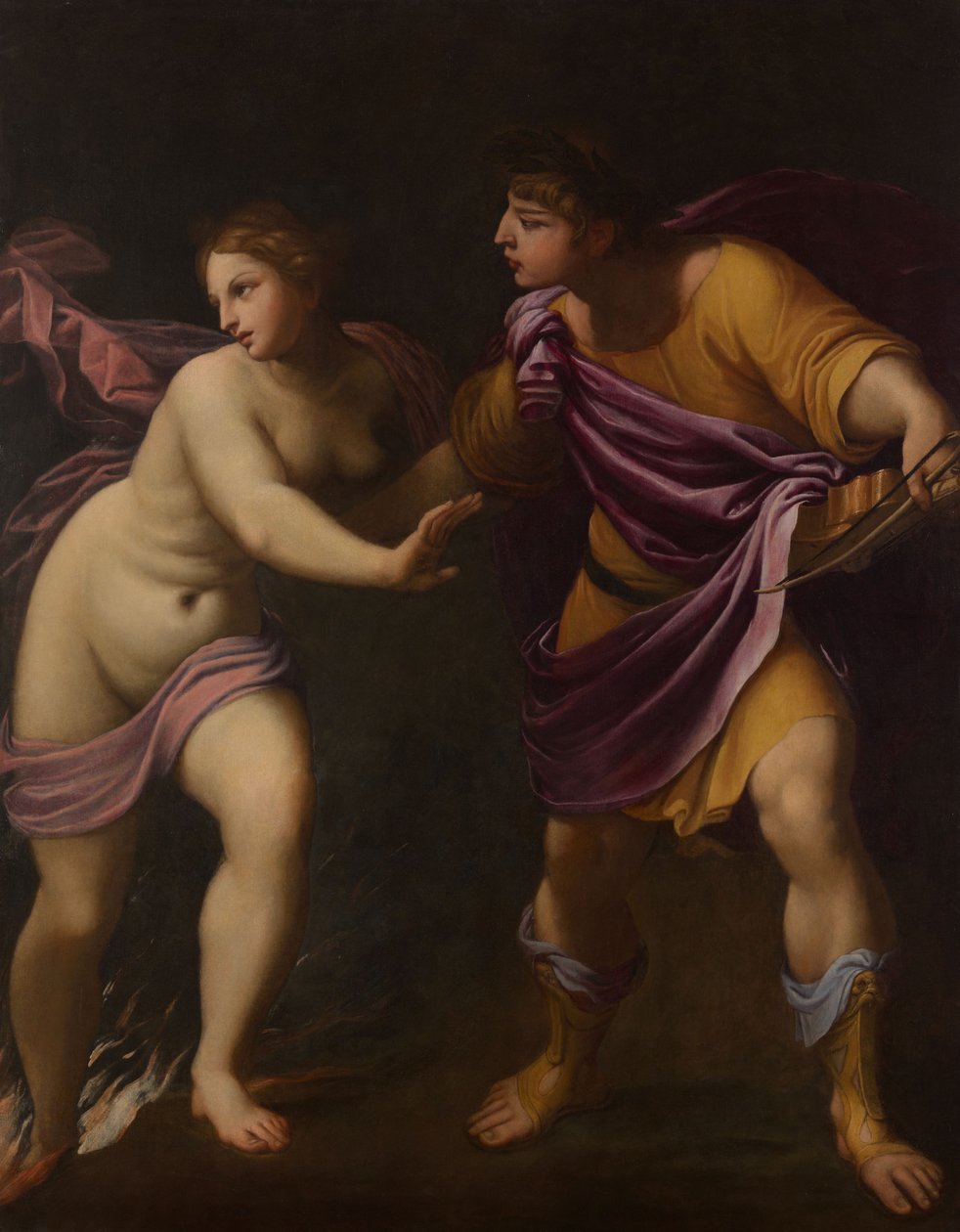 Orfeus ja Eurydike tekijältä Guido Reni