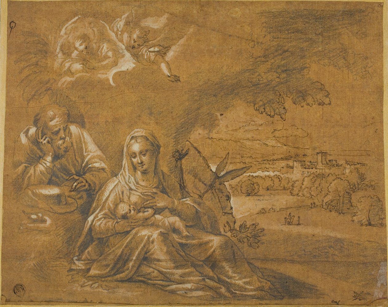 Lepo lennolla Egyptiin tekijältä Guido Reni