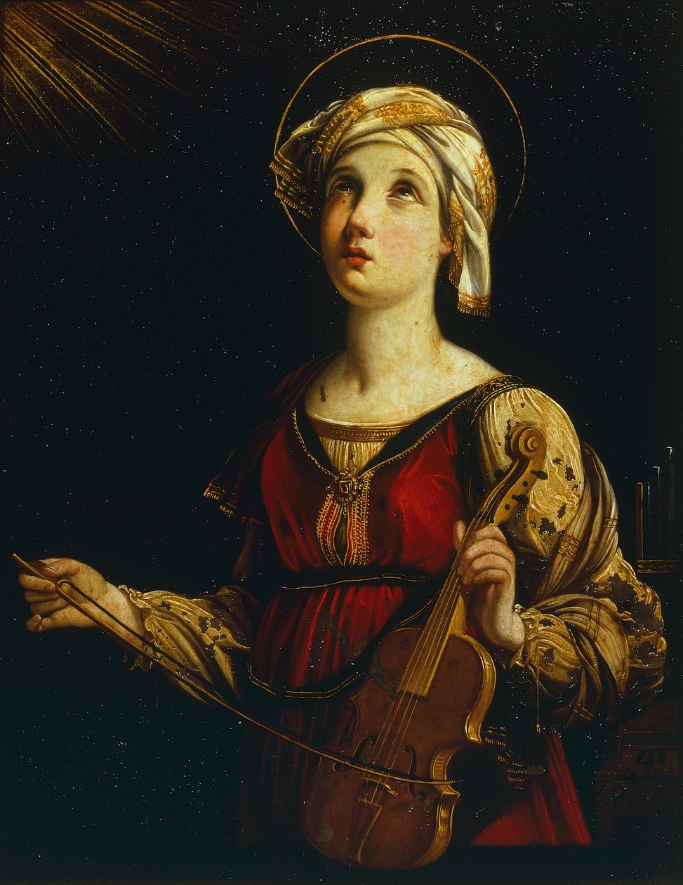 Pyhä Cecilia tekijältä Guido Reni