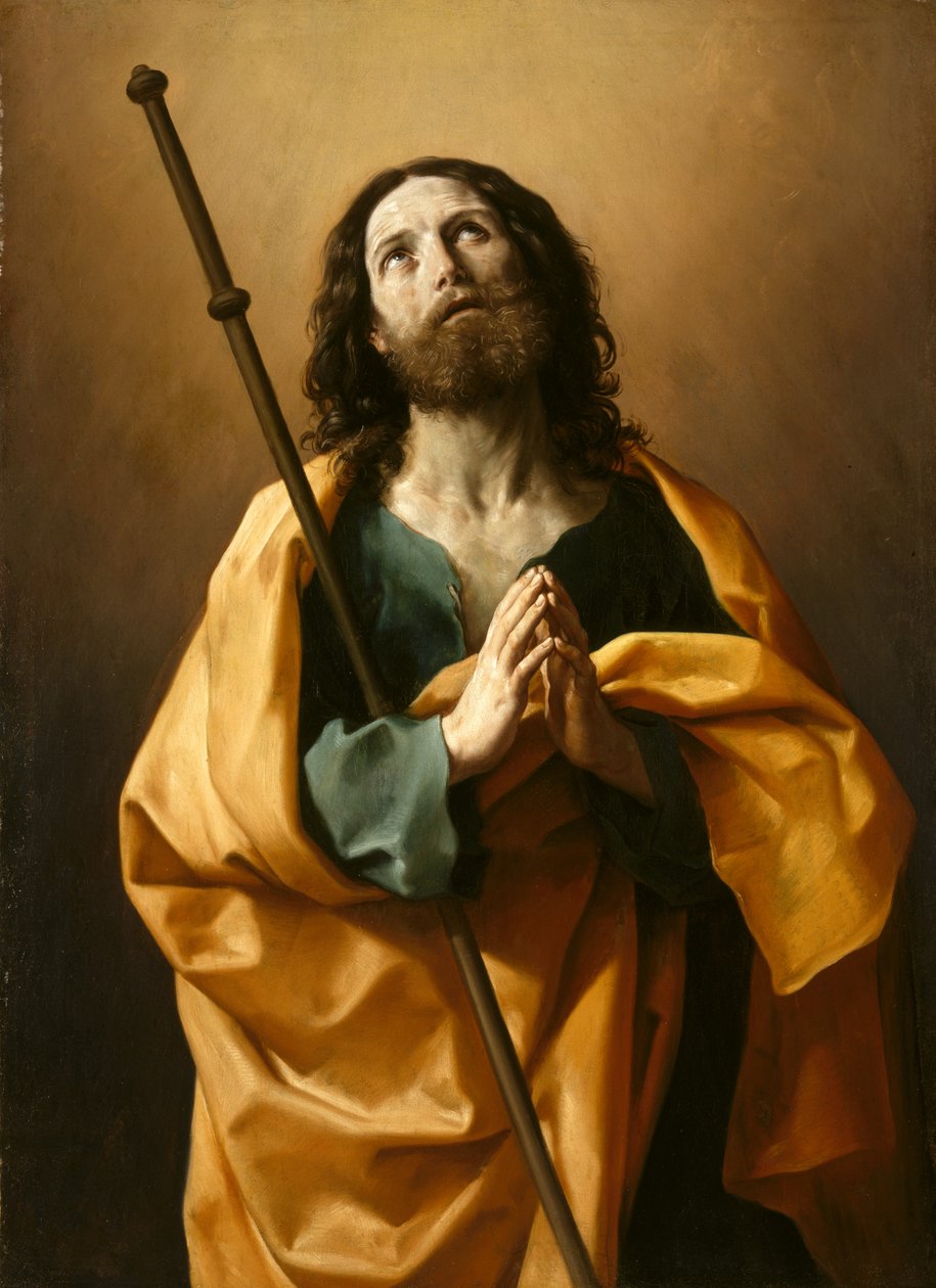 Pyhä Jaakob Suurempi, n. 1636-38 (öljy kankaalle) tekijältä Guido Reni