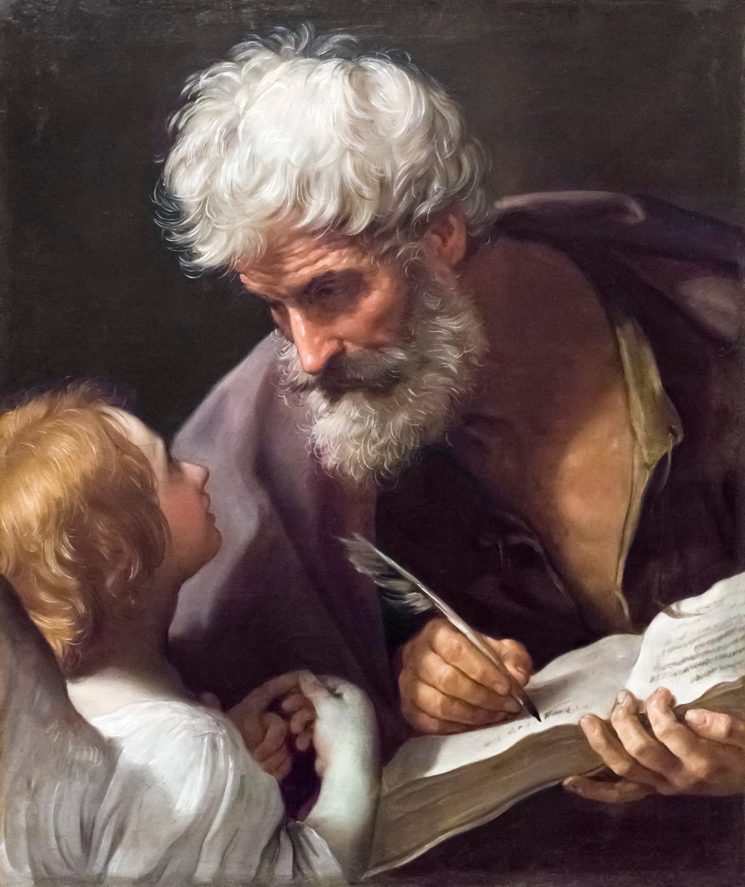 Pyhä Matteus evankelista tekijältä Guido Reni