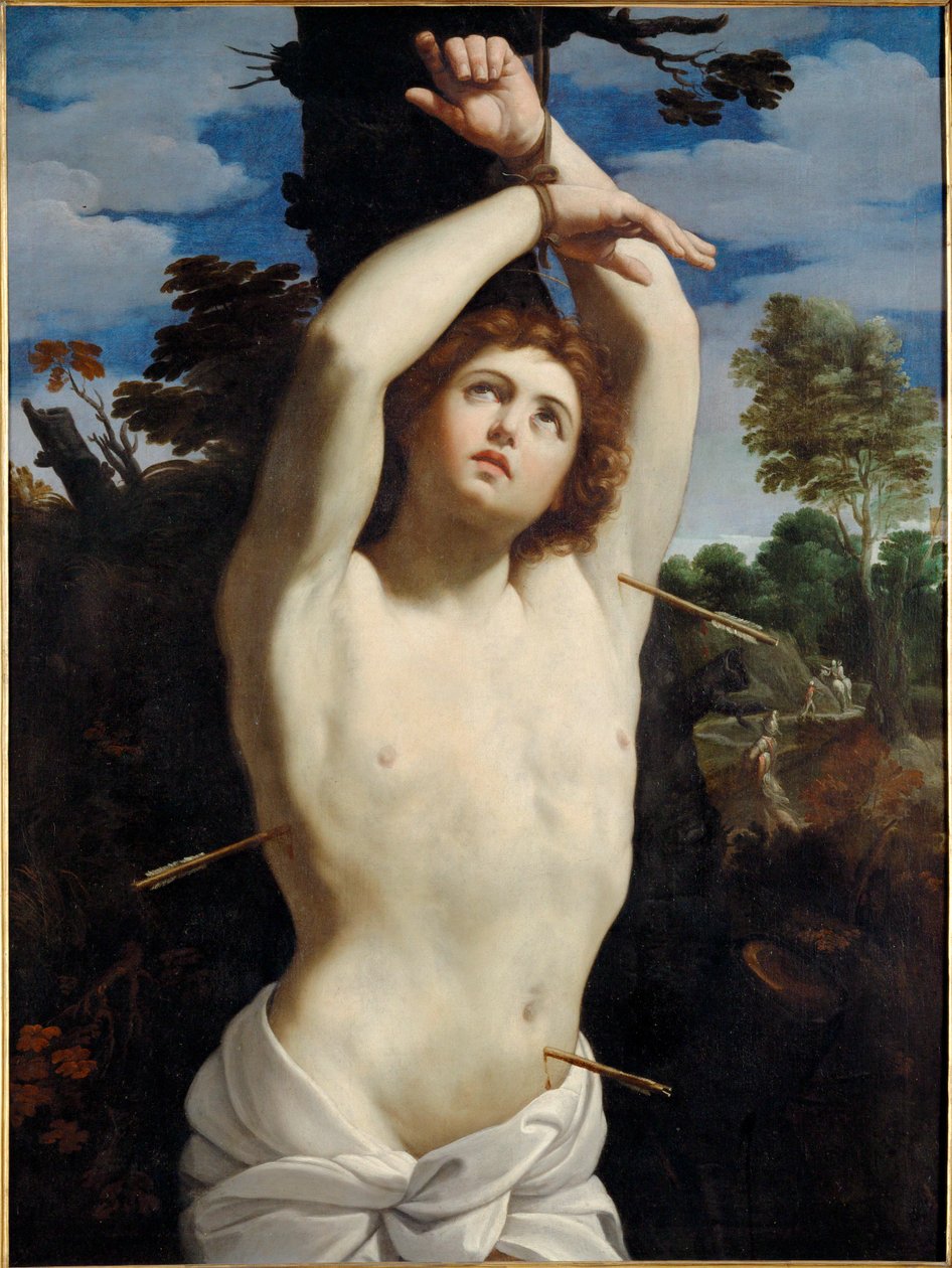 Saint Sebastian (maalaus kankaalle) tekijältä Guido Reni