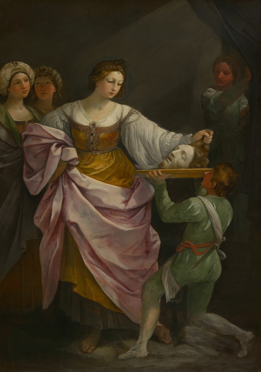 Salome Pyhän Johannes Kastajan pään kanssa, n. 163942. tekijältä Guido Reni
