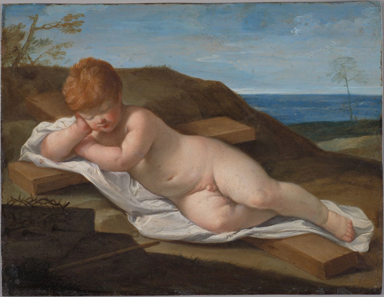 Nukkuva Jeesus-lapsi tekijältä Guido Reni