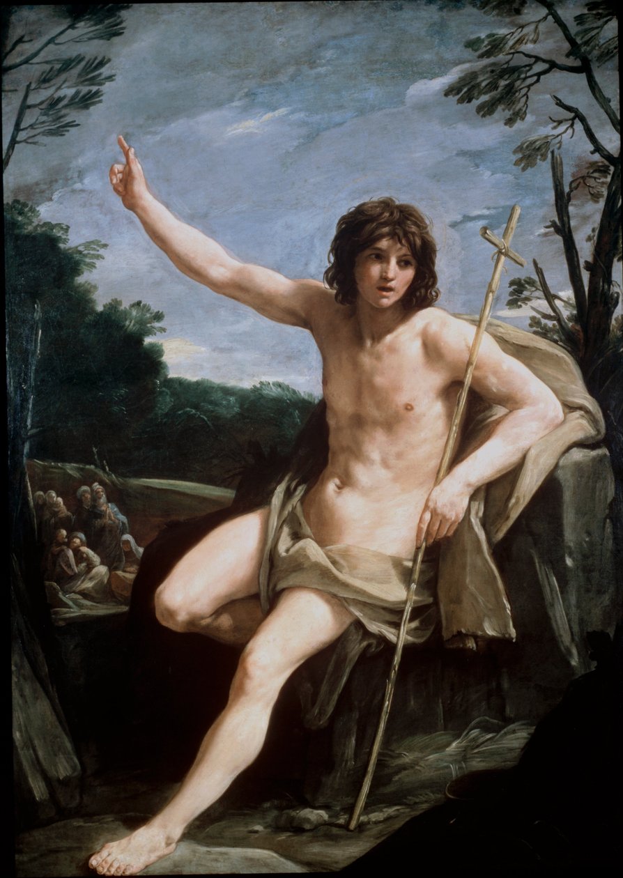 Johannes Kastaja erämaassa tekijältä Guido Reni