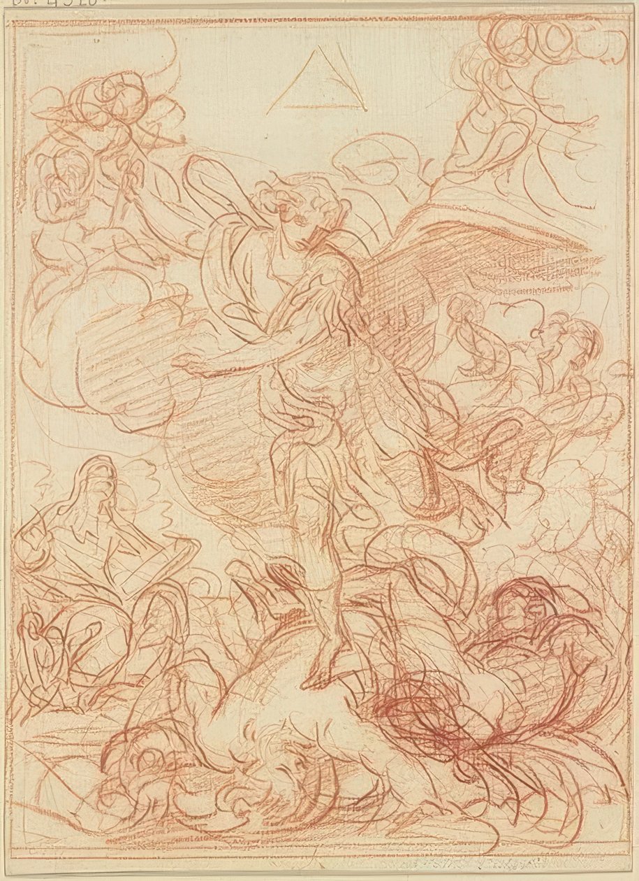 Pyhä Mikael voittaa paholaisen tekijältä Guido Reni
