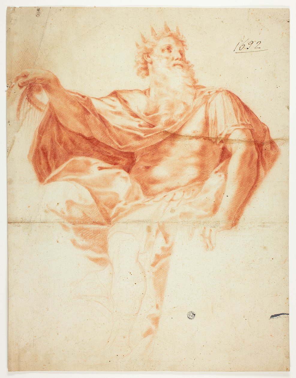 Tutkimus kuningas Daavidille, harppu ja psalmikirja tekijältä Guido Reni