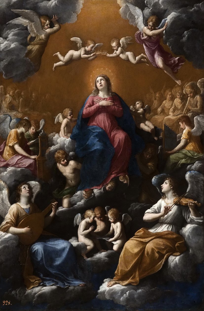 Siunatun Neitsyt Marian taivaaseenasto, 1603. tekijältä Guido Reni