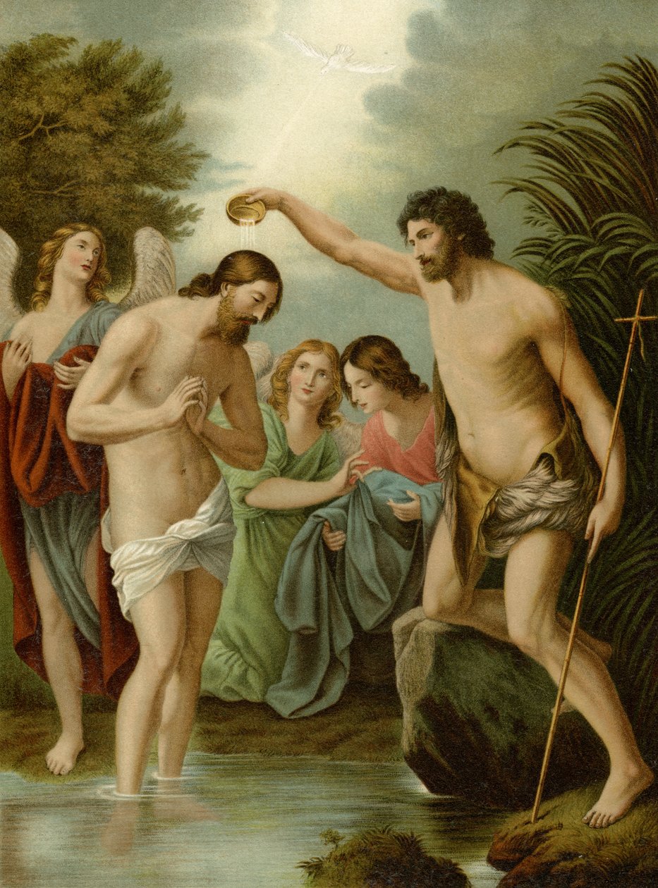 Kristuksen kaste tekijältä Guido Reni