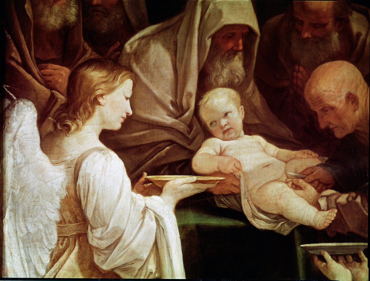Ympärileikkaus, yksityiskohta (maalaus tekijältä Guido Reni