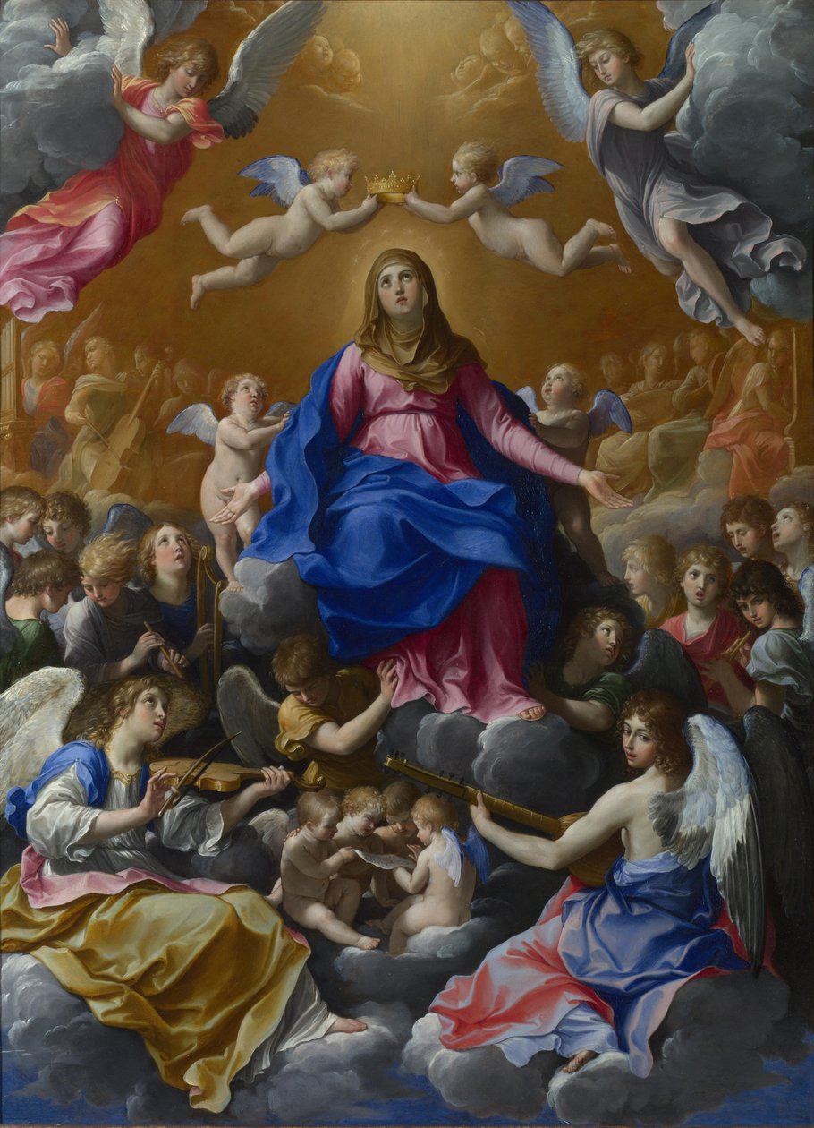 Neitsyen kruunaus, 1607 tekijältä Guido Reni