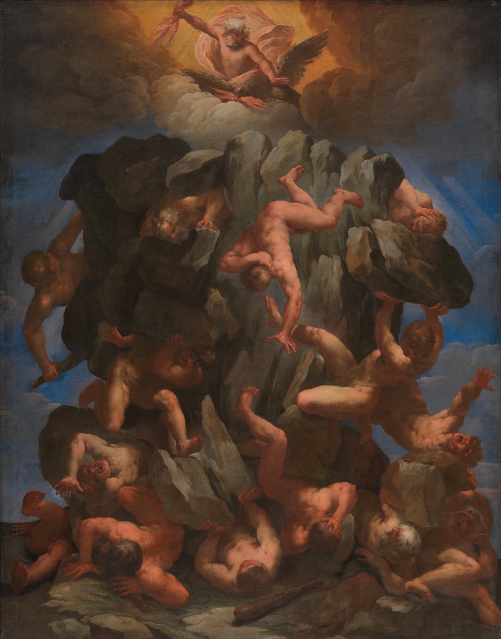 Jättiläisten kaatuminen tekijältä Guido Reni