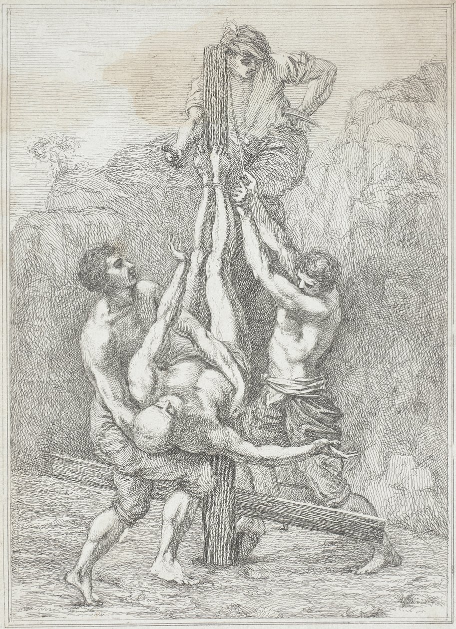 Pyhän Pietarin marttyyrikuolema tekijältä Guido Reni