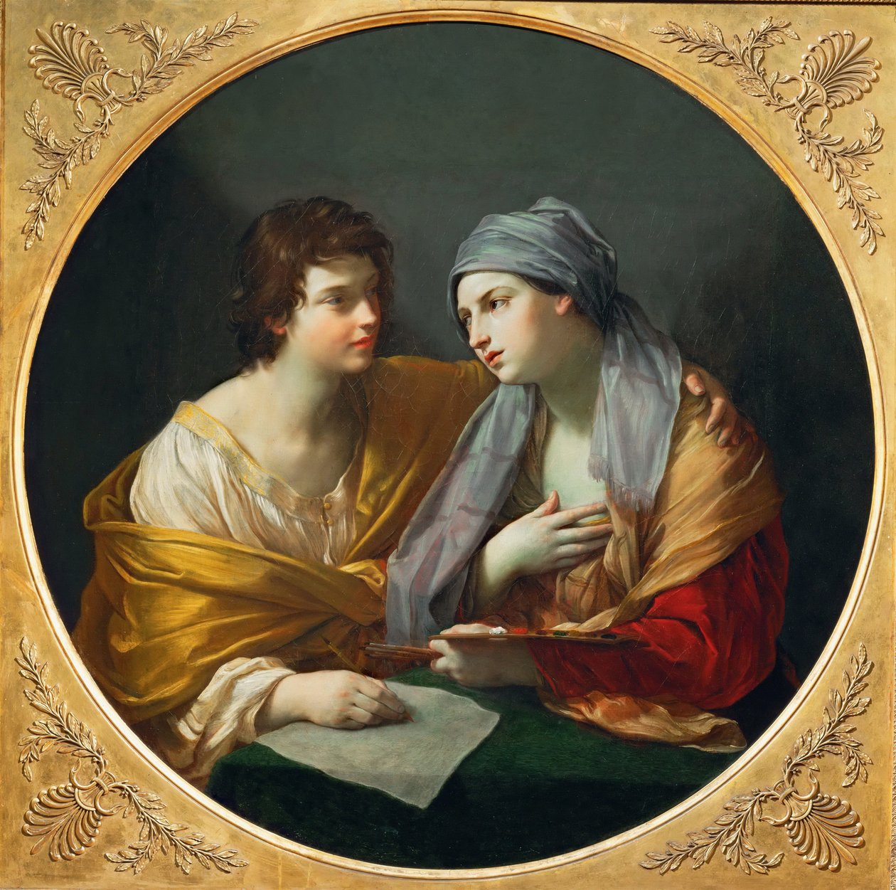 Piirustus- ja väriliitto, noin 1620-1625. tekijältä Guido Reni