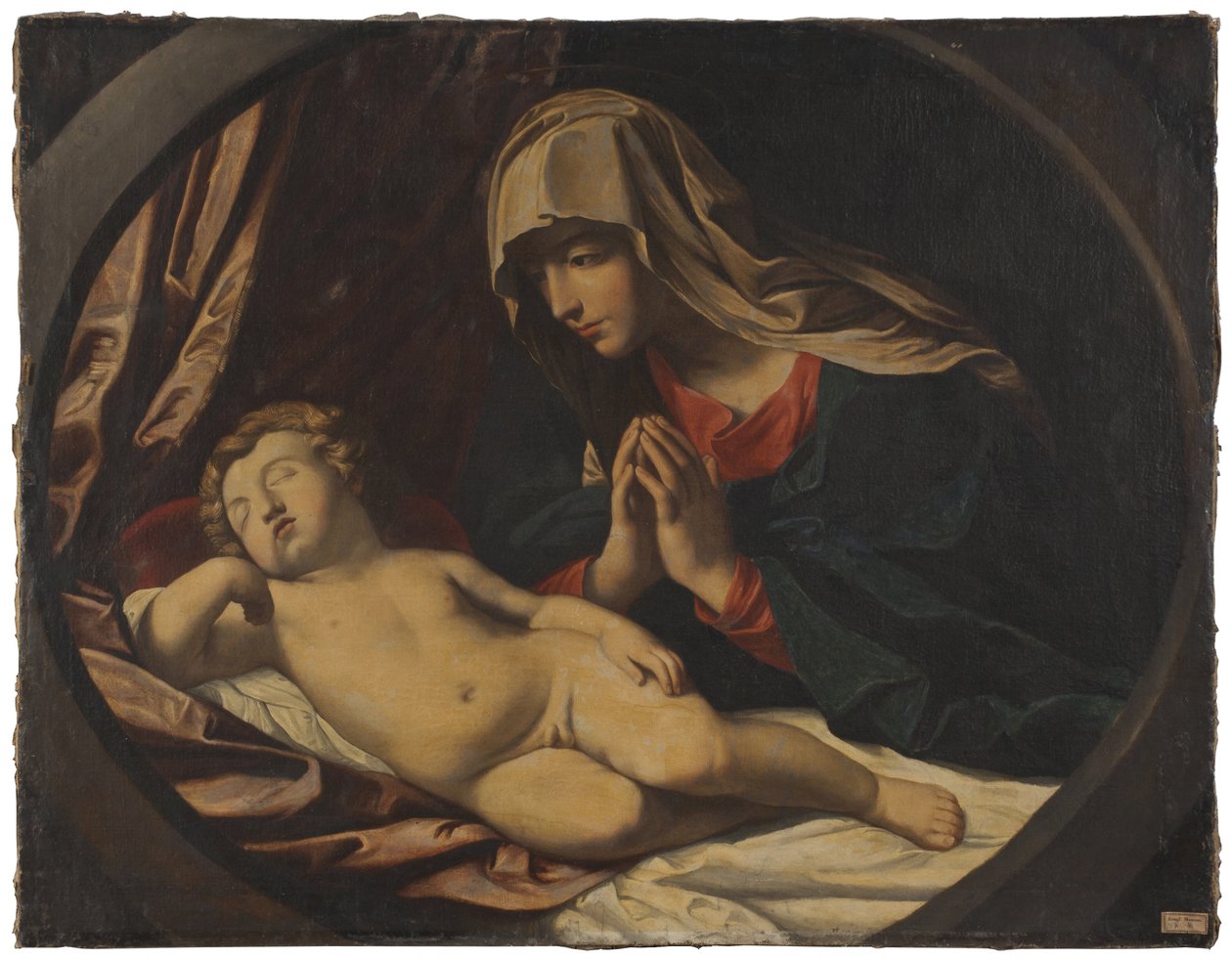 Neitsyt ja nukkuva lapsi tekijältä Guido Reni