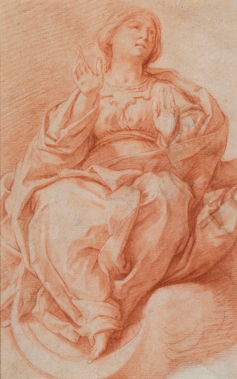 Perisynnittömän sikiämisen Neitsyt tekijältä Guido Reni