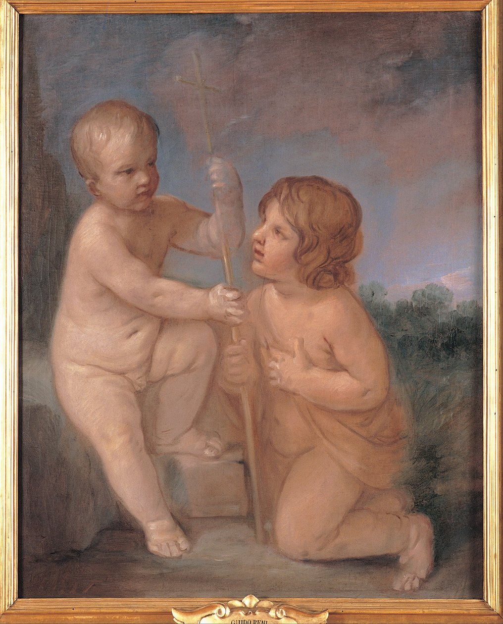 Jeesus-lapsi ja Johannes tekijältä Guido Reni