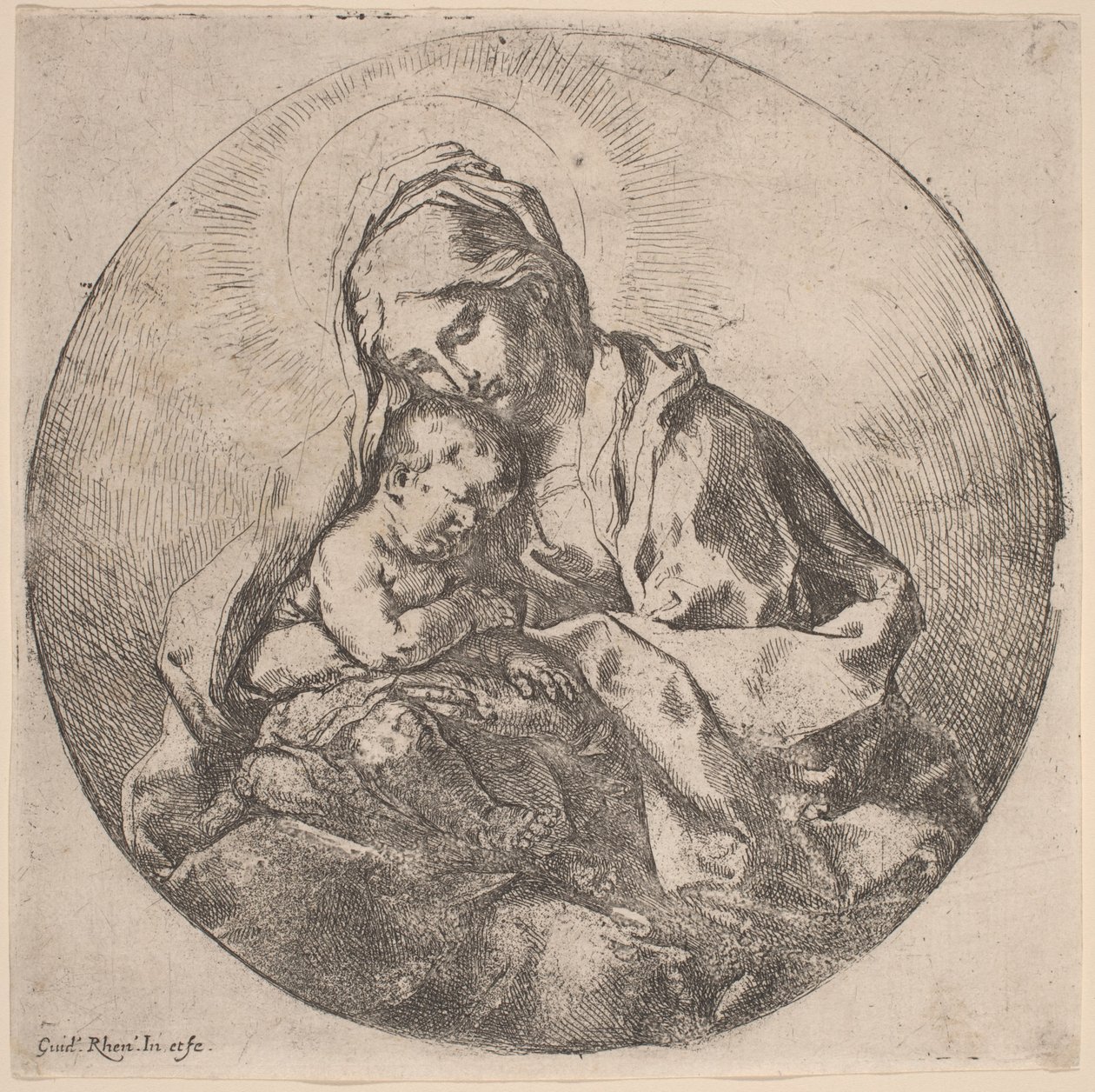 Neitsyt ja lapsi tekijältä Guido Reni