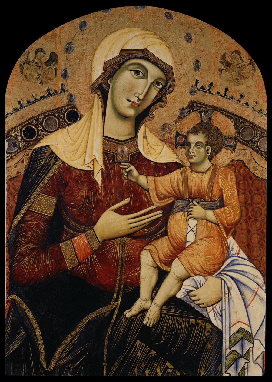 Madonna San Bernardinosta tekijältä Guido da Siena