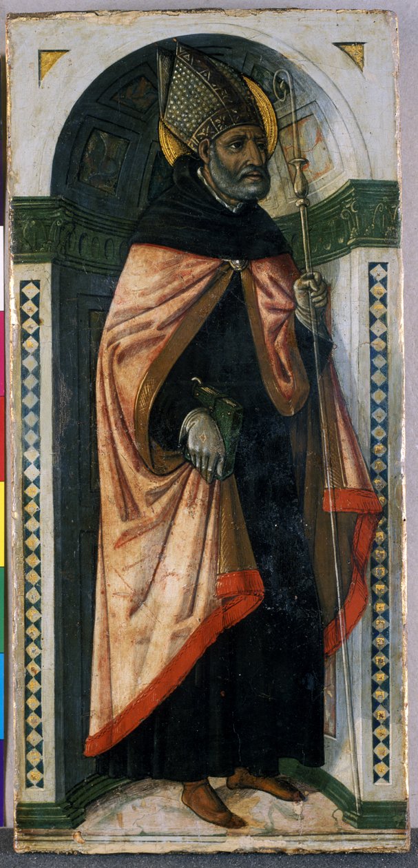 St. Augustine, n. 1500 (tempera puulla) tekijältä Guidoccio di Giovanno Cozzarelli