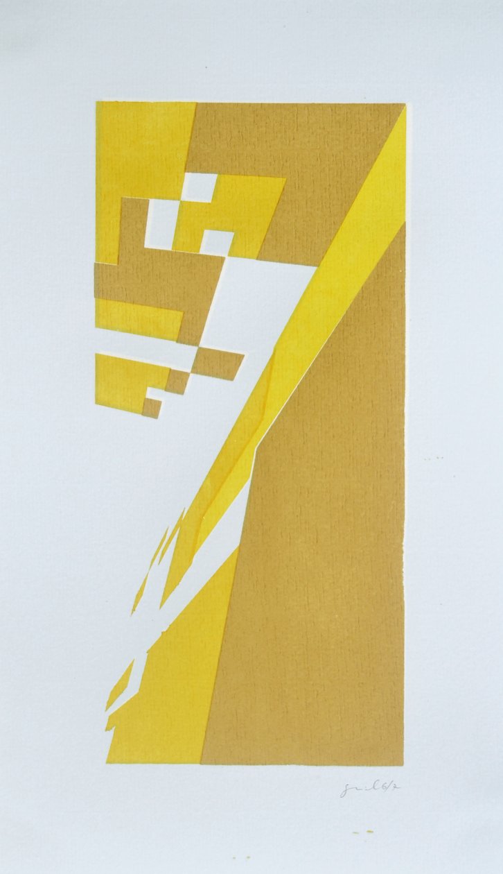 Dekonstruktio N°8, 2014 (tussi paperille) tekijältä Guilherme Pontes