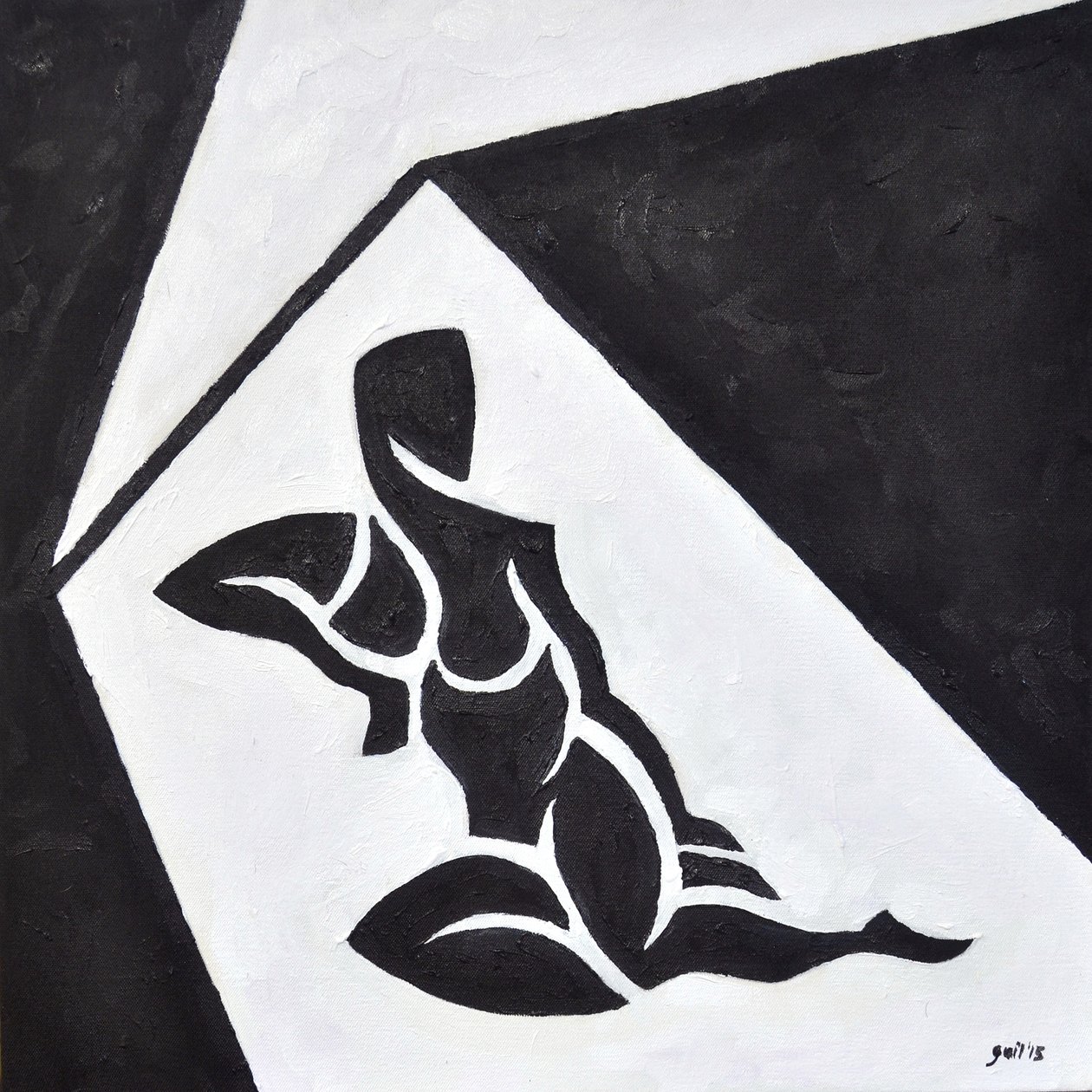Lygia Nº4, 2014 (öljy kankaalle) tekijältä Guilherme Pontes