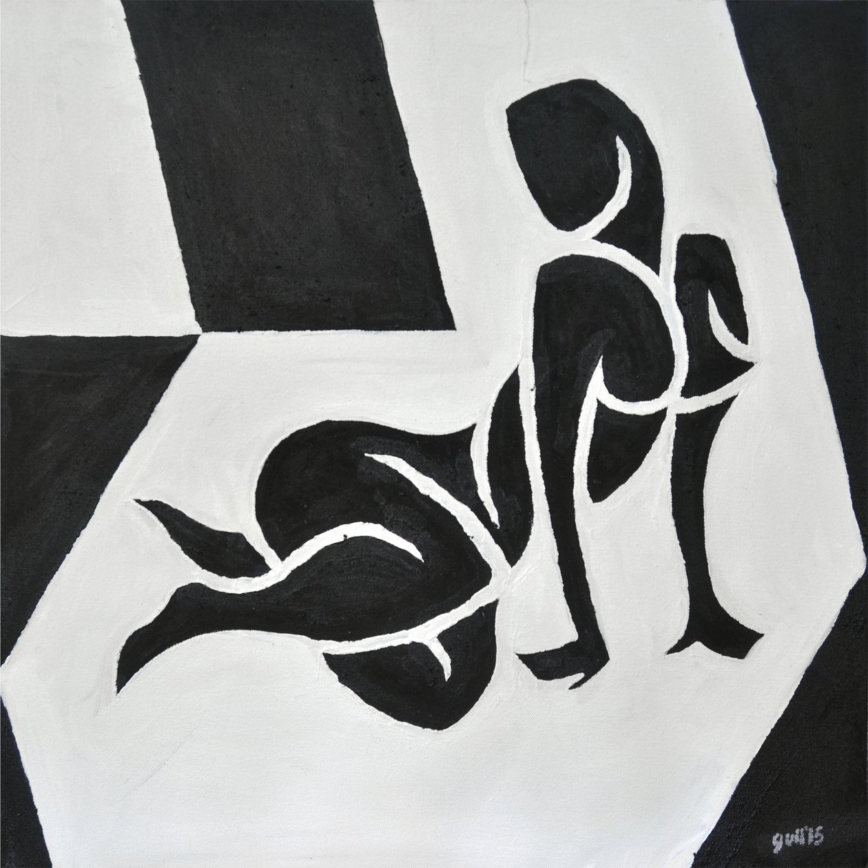 Lygia Nº 3, 2014 (öljy kankaalle) tekijältä Guilherme Pontes
