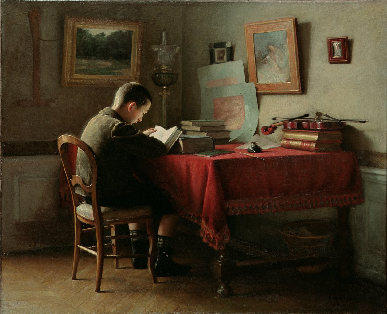 Studious koulupoika tekijältä Guillaume Larrue
