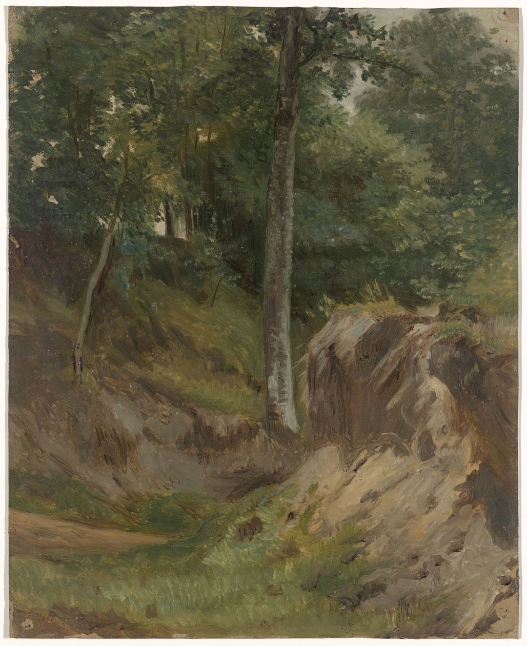 Kuiva puro metsässä tekijältä Guillaume Anne van der Brugghen