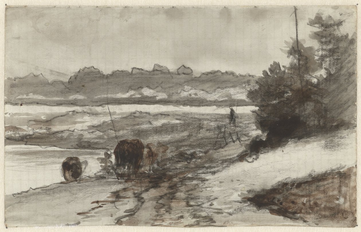 Maisema tekijältä Guillaume Anne van der Brugghen