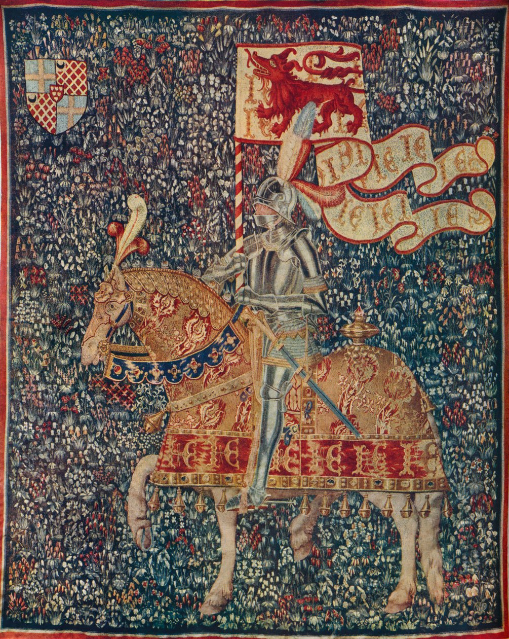 "Knight with the Arms of Jean de Daillon", c1480 1946 tekijältä Guillaume Desremaulx